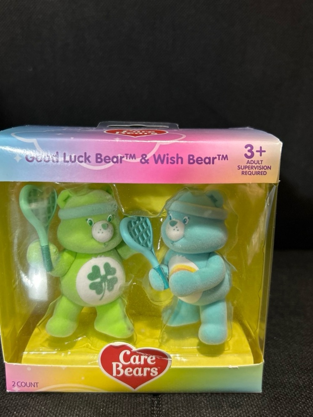Care Bears Good Luck Bear & Wish Bear Plush Bath Duo - Lime Green & Aqua